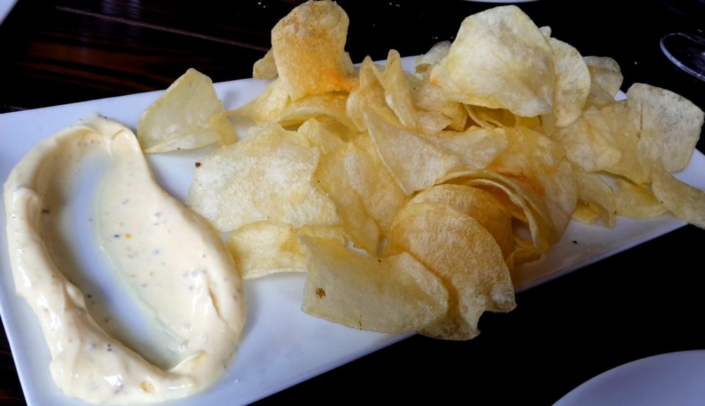 chips con maionese al tartufo
