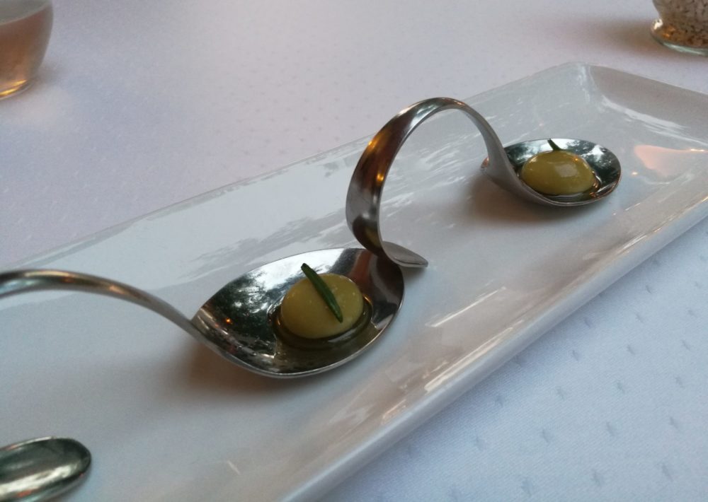 sferificazione di olive