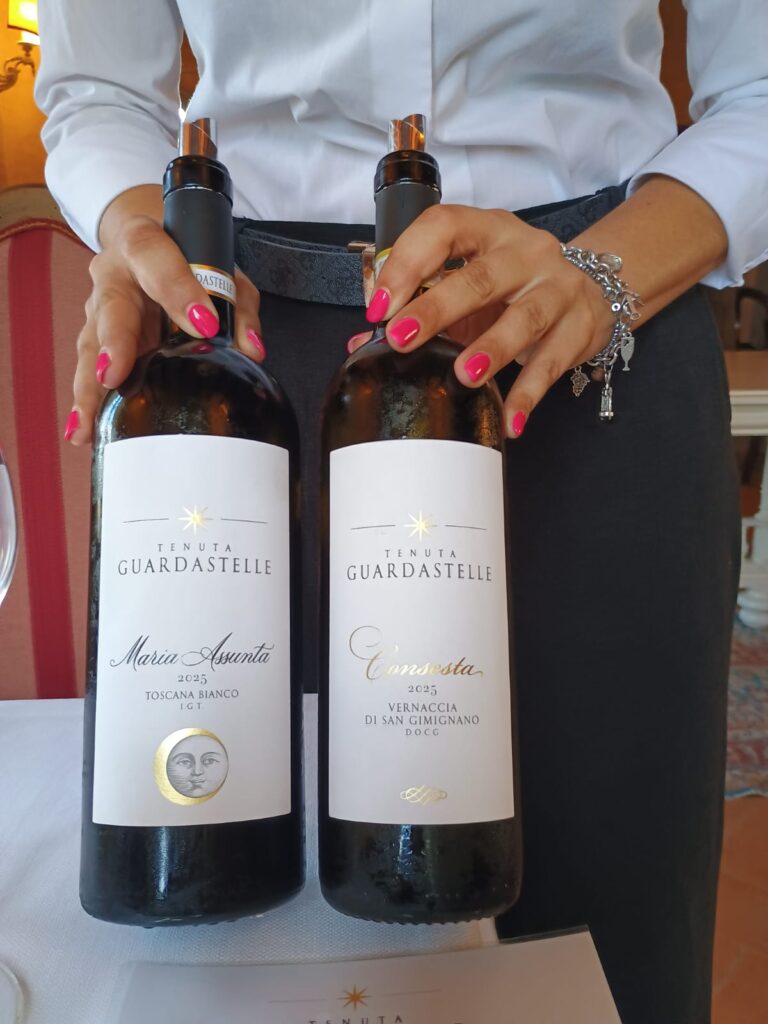 Maria Assunta e Consesta le due espressioni della Vernaccia di San Gimignao della tenuta